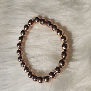 Hand crafted beaded bracelet/ankle bracelet/ pony tail holder